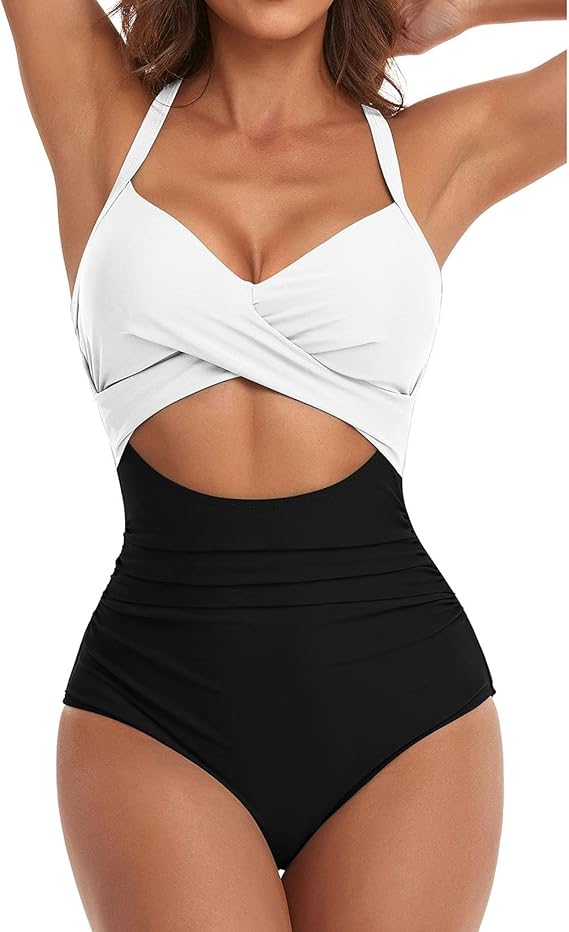 Maillot de Bain Sculptant Froncé Maintien Renforcé