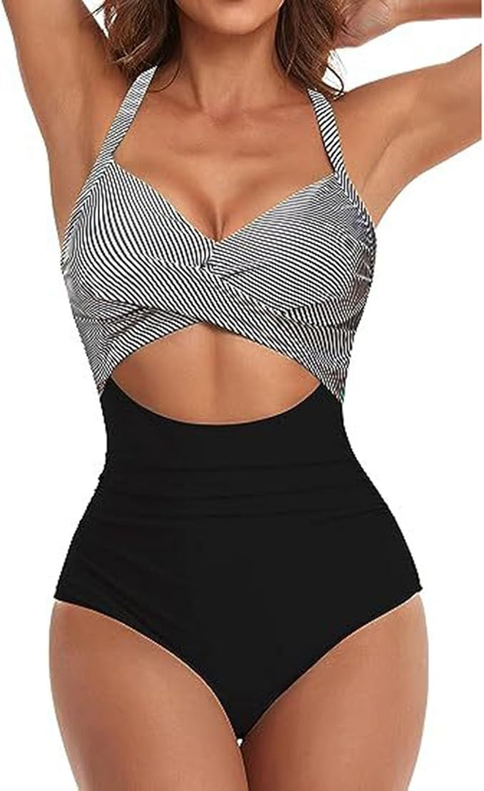Maillot de Bain Sculptant Froncé Maintien Renforcé
