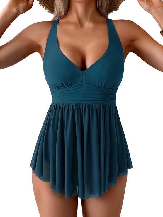 Robe de Bain Amincissante à Résille