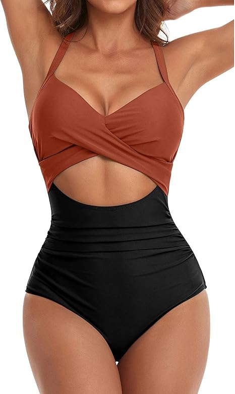 Maillot de Bain Sculptant Froncé Maintien Renforcé