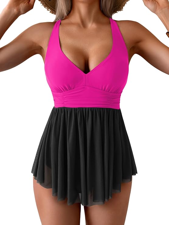 Robe de Bain Amincissante à Résille