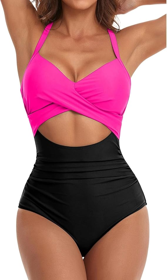 Maillot de Bain Sculptant Froncé Maintien Renforcé