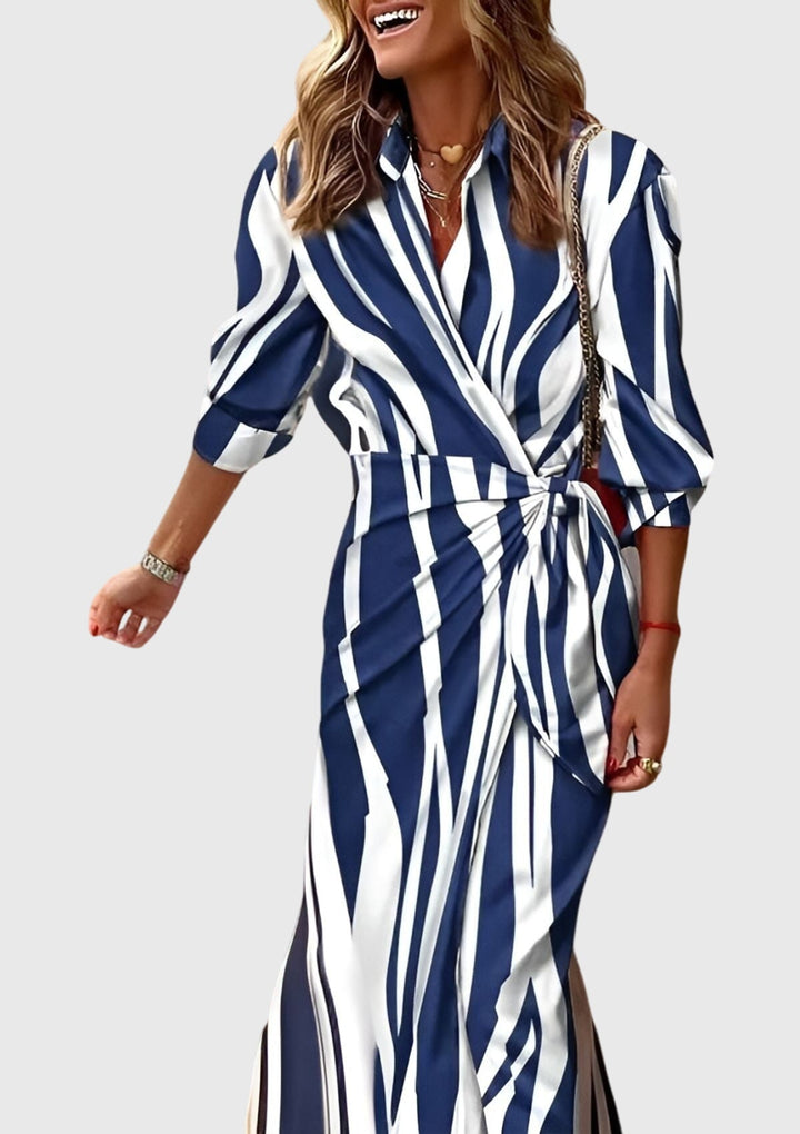 EVERLY | Robe élégante avec imprimé