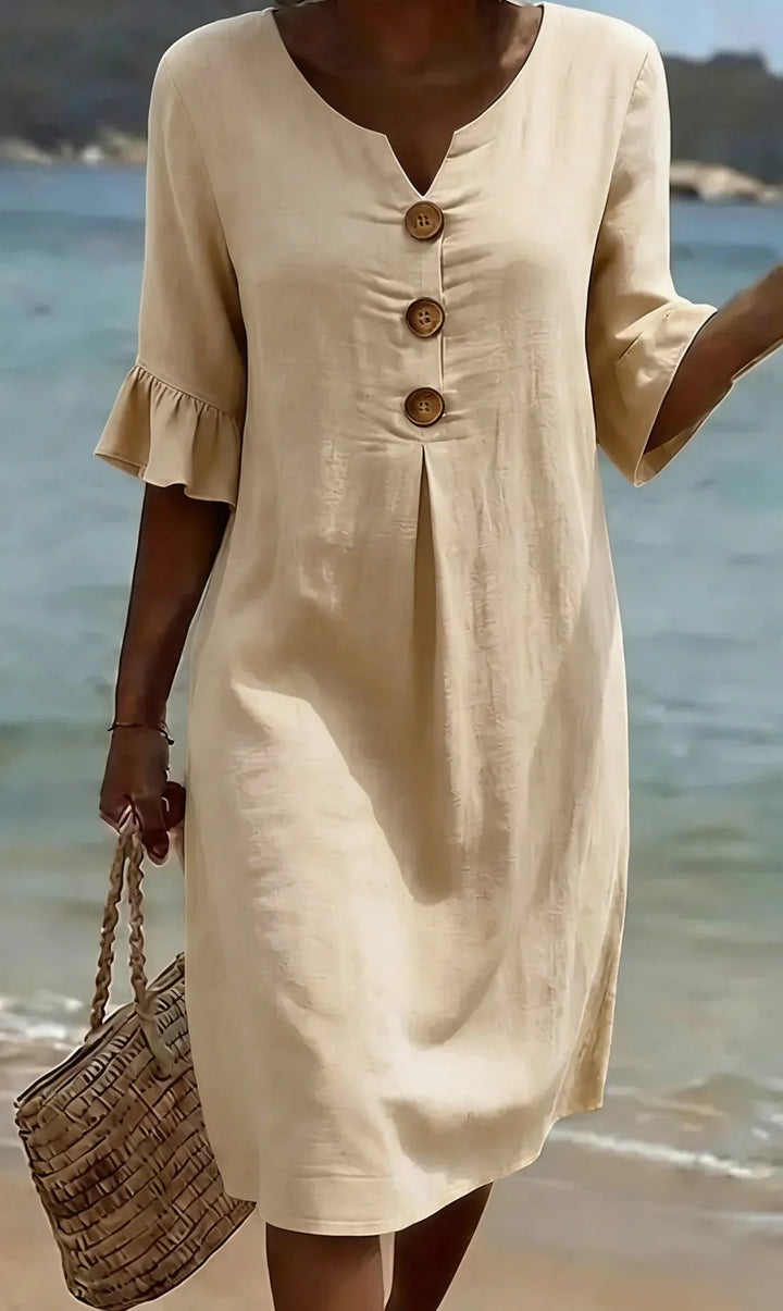 Radmila™ | Robe à Manches Longues Texturée