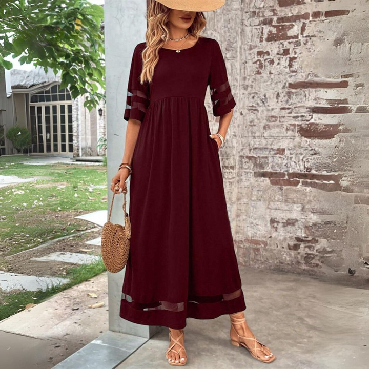 Aubrey | Robe midi flatteuse et lissante pour le ventre