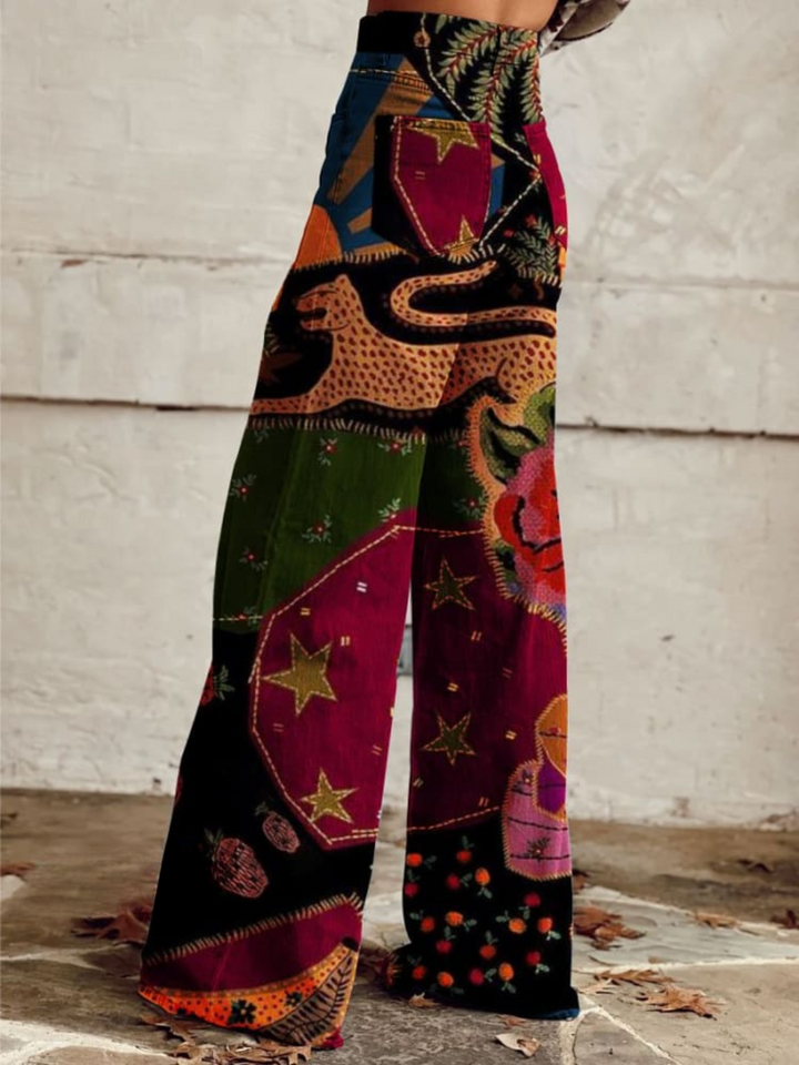 Léna - Pantalons Bohème Chic