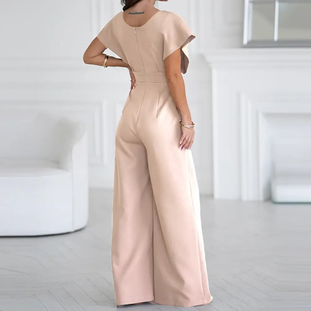 Combinaison élégante aux jambes larges - Christelle