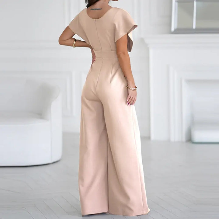 Combinaison élégante aux jambes larges - Christelle