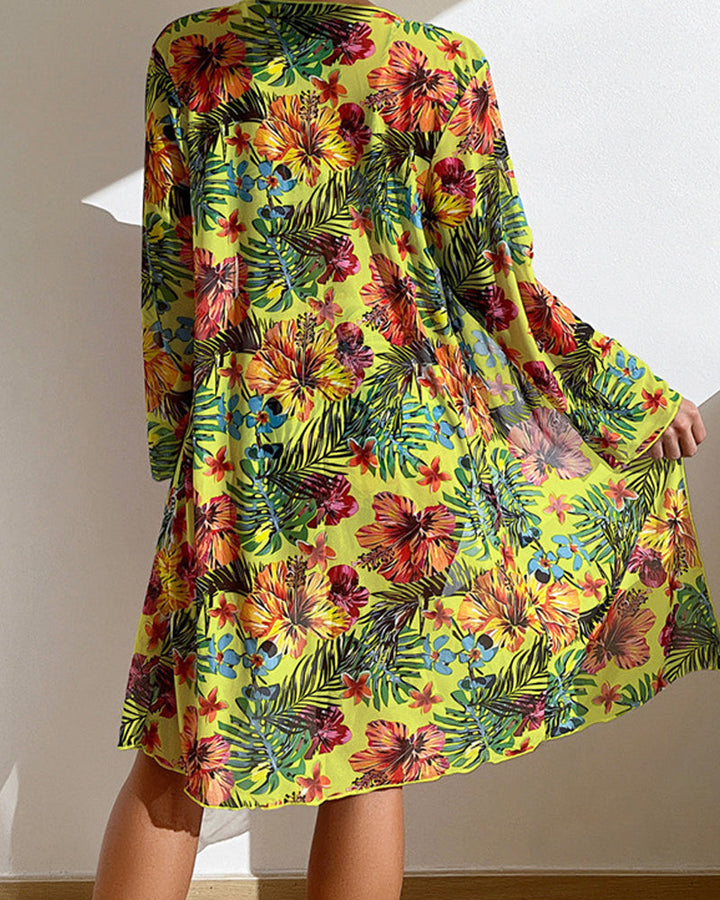 Glenda – Bikini avec jupe à fleurs