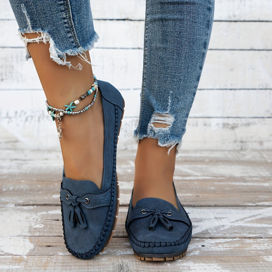 Bella - Mocassins classiques avec détail de franges