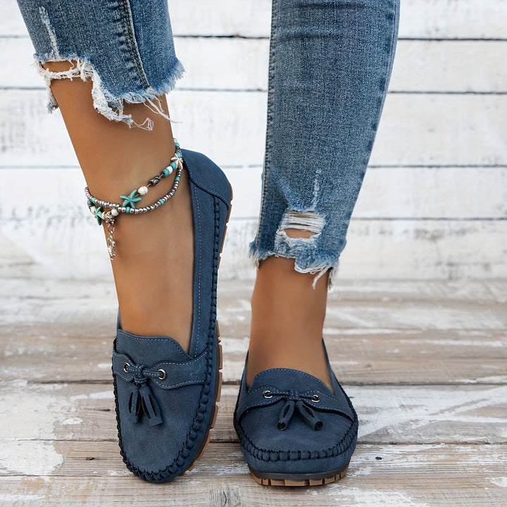 Bella - Mocassins classiques avec détail de franges