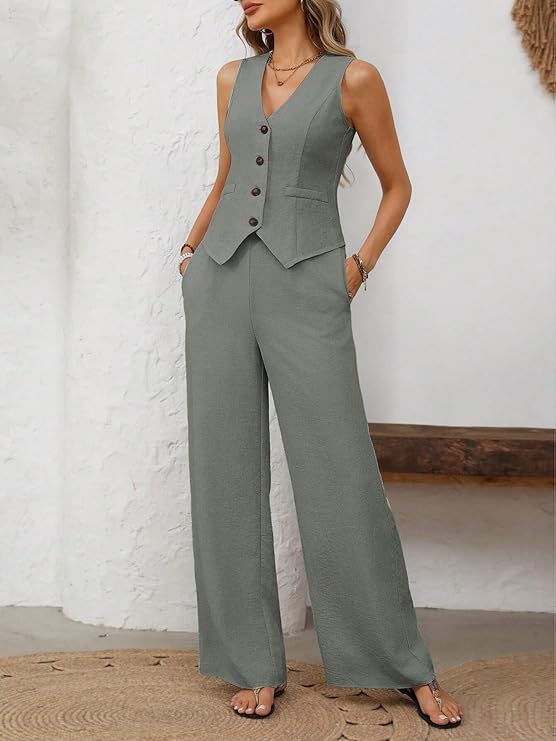 Sofía | Ensemble Gilet + Pantalon