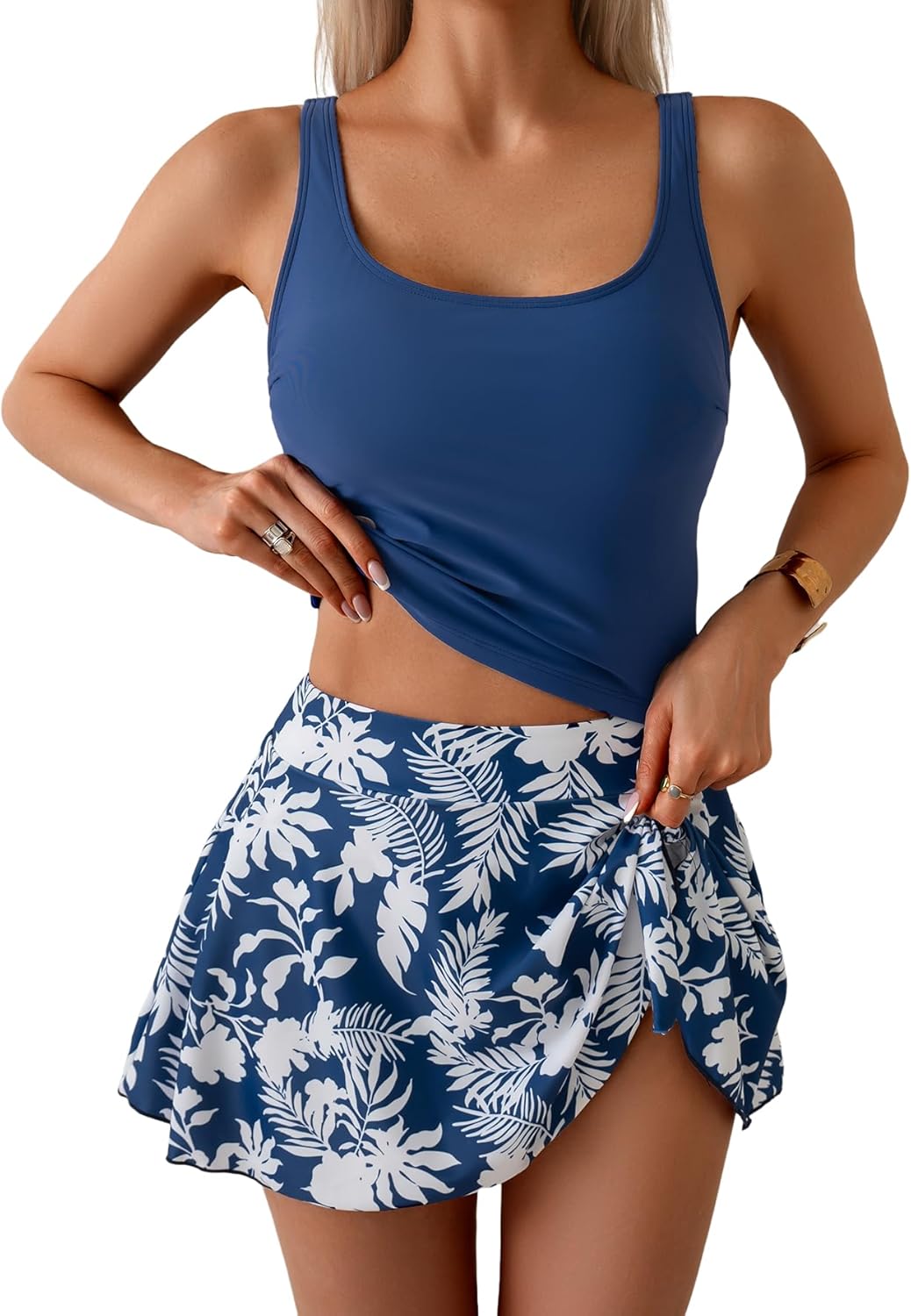 Ensemble Tankini Jupe Flatteur