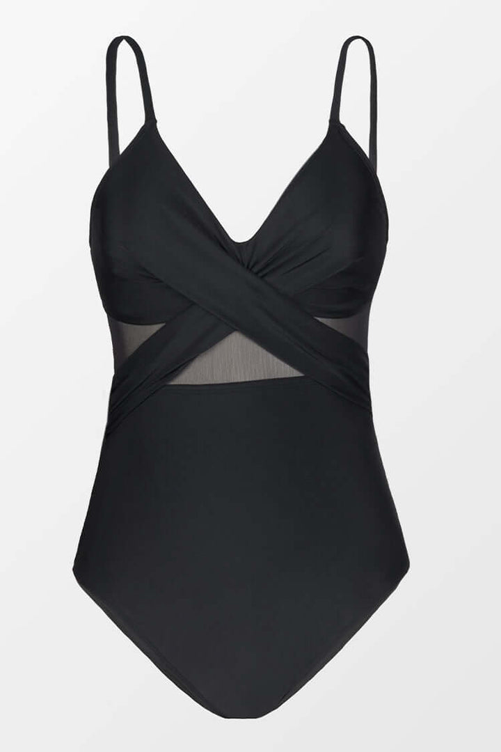 Maillot de Bain Femme avec Transparences Sculptantes