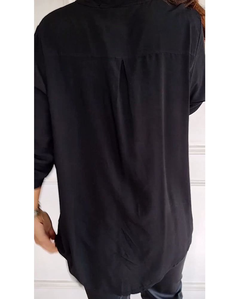 Seo-A | Chemise Décontractée Manches Longues pour Femmes
