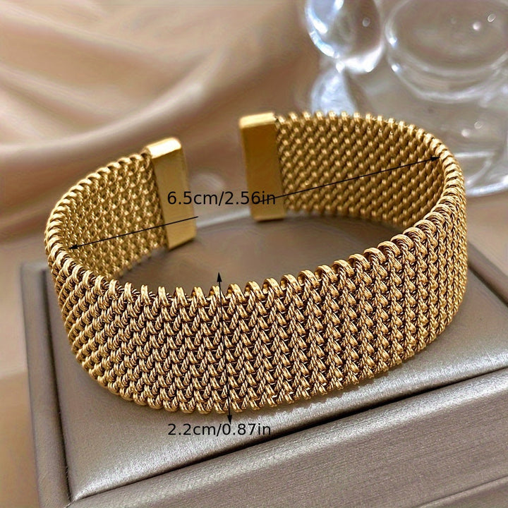 Lucas & Lèa Paris | Bracelet en Acier Plaqué Or
