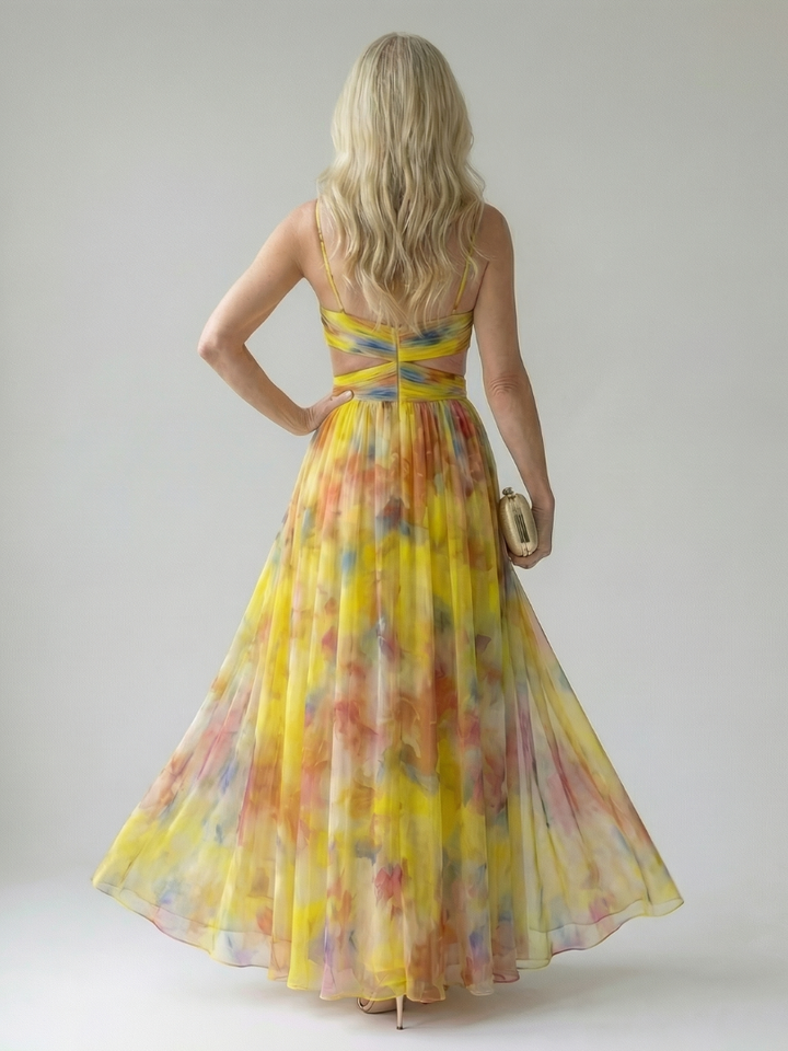 Irene | Robe maxi croisée