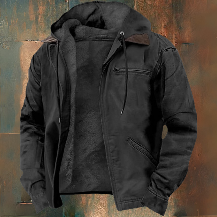 VESTE-GILET ZIPPÉE À CAPUCHE