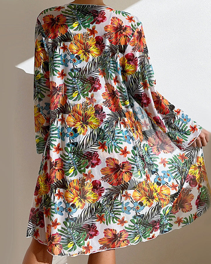 Glenda – Bikini avec jupe à fleurs