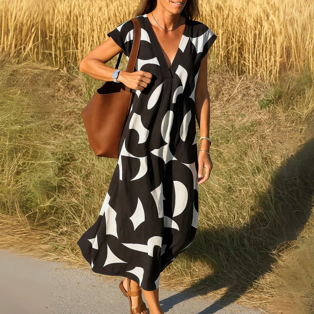 Tatiana™ | Robe Maxi à Détails Ajourés