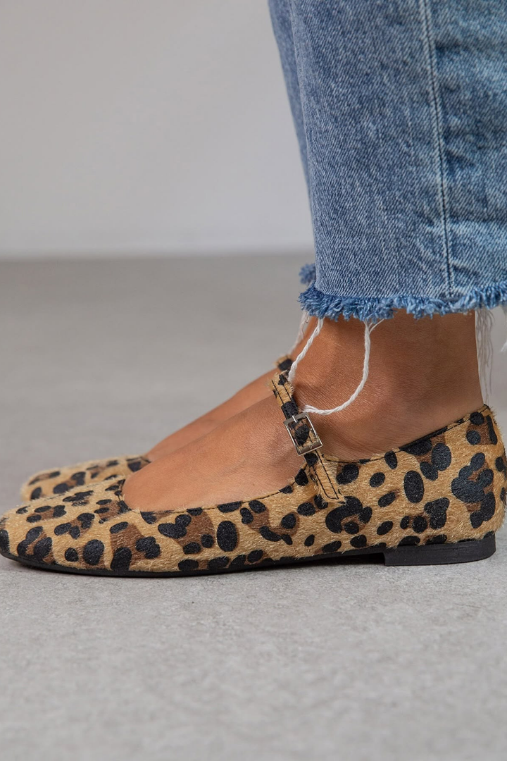 Lena | Ballerines Orthopédiques à Boucle et Bride Réglable
