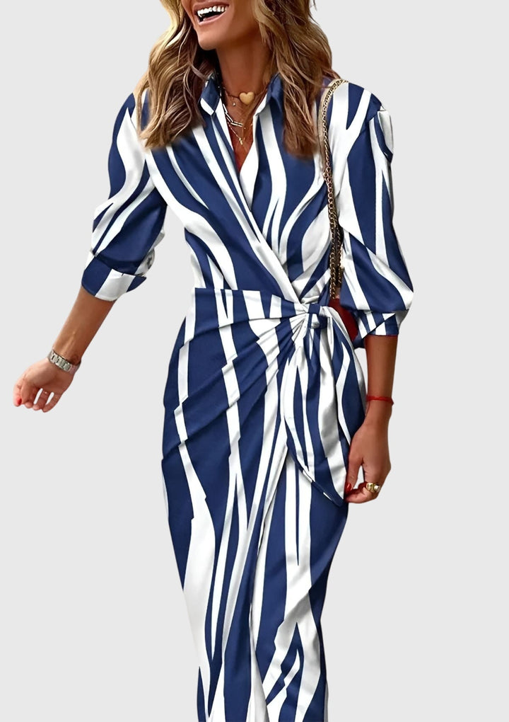 EVERLY | Robe élégante avec imprimé