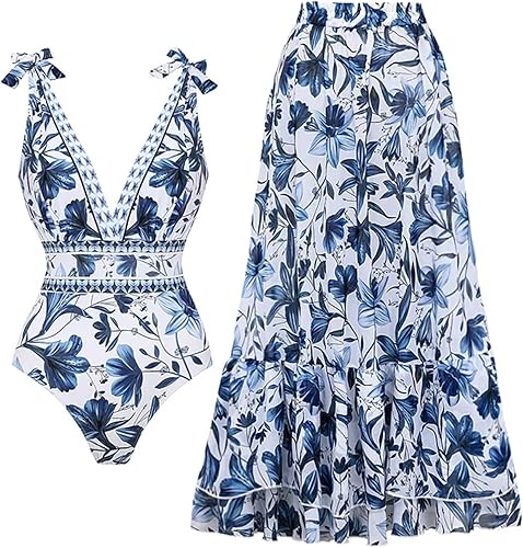 Ensemble Robe de Bain Florale Ventre Plat