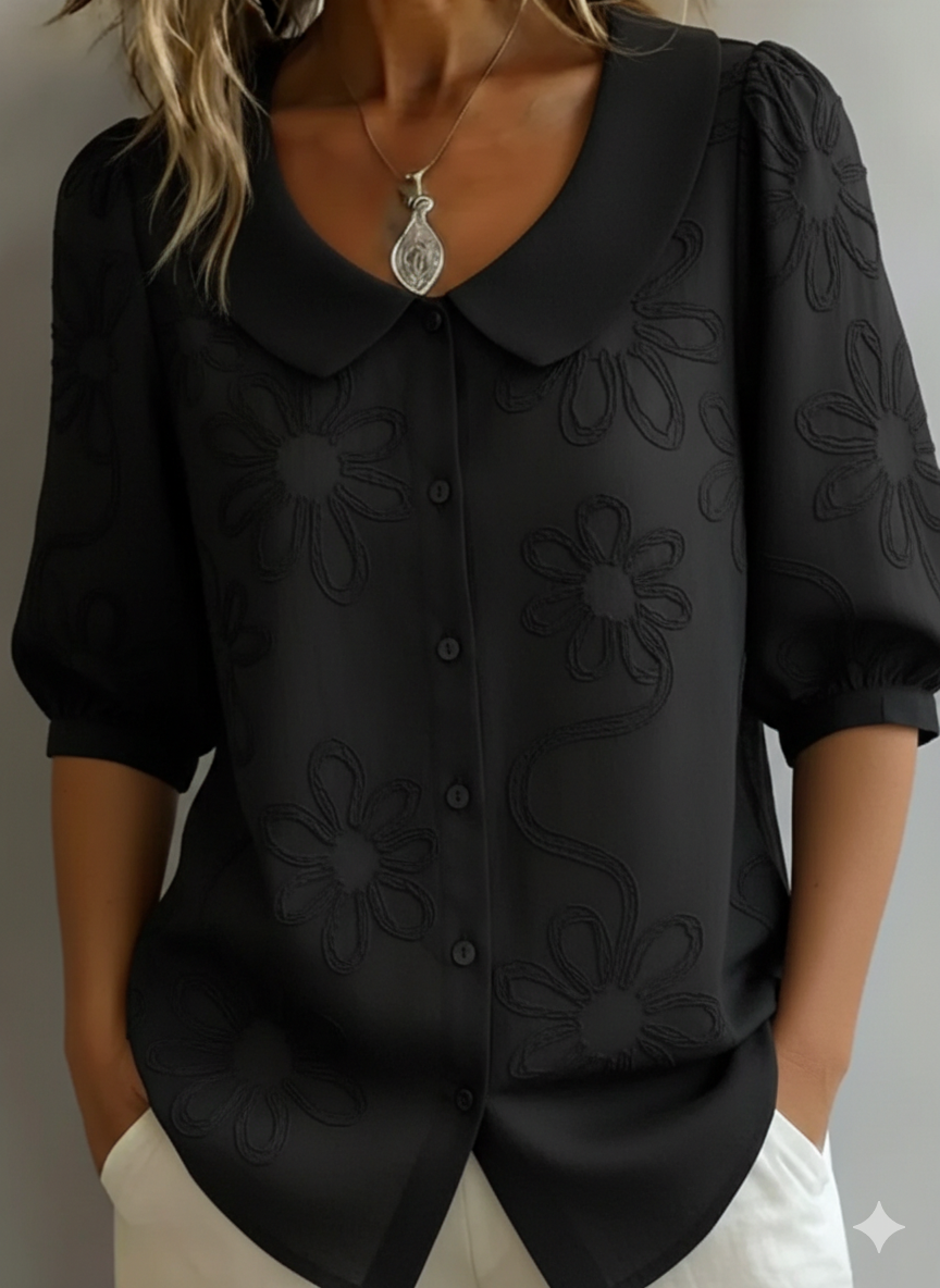 Lucas & Léa Paris — Blouse légère florale élégance naturelle