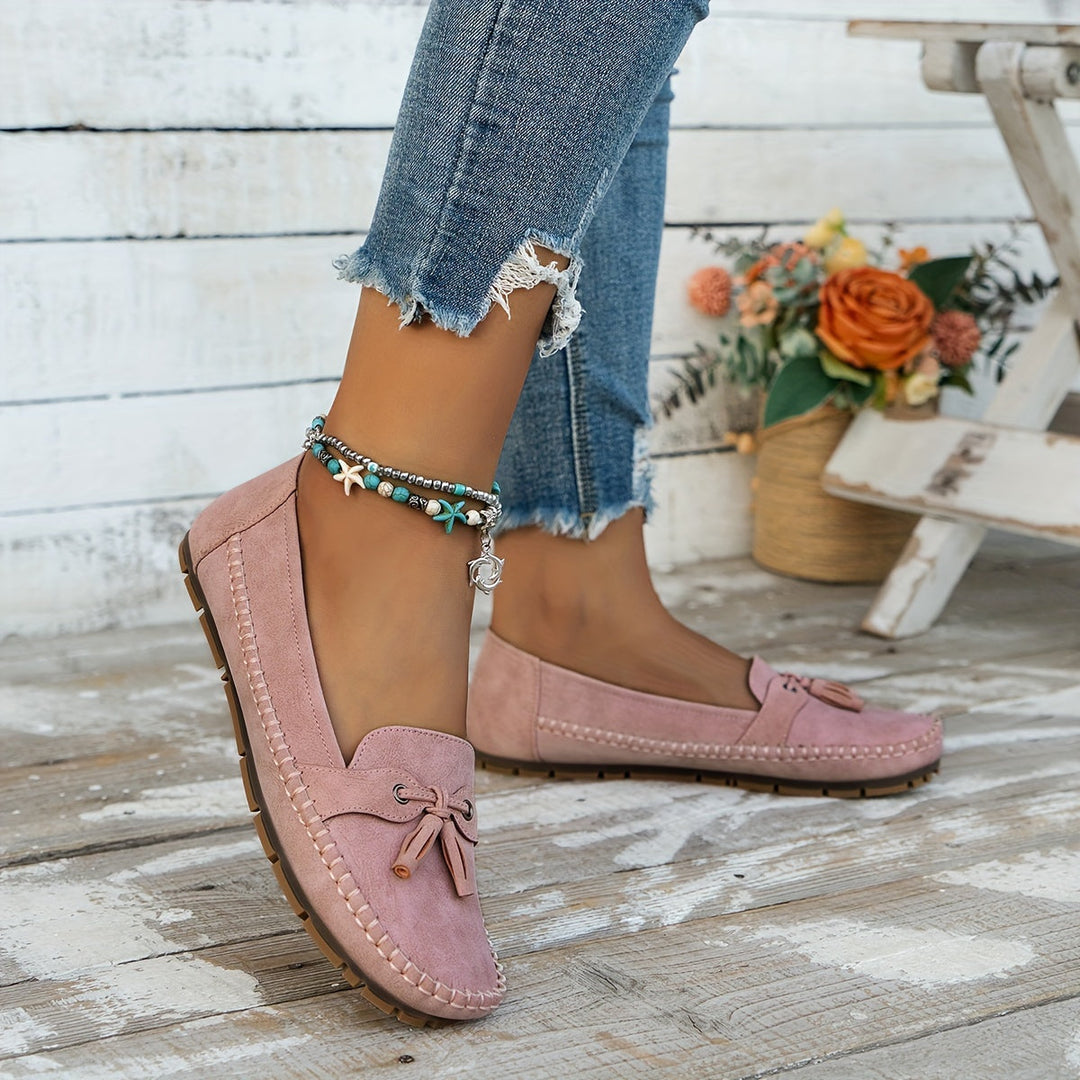 Bella - Mocassins classiques avec détail de franges