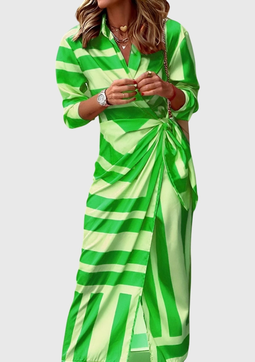 EVERLY | Robe élégante avec imprimé