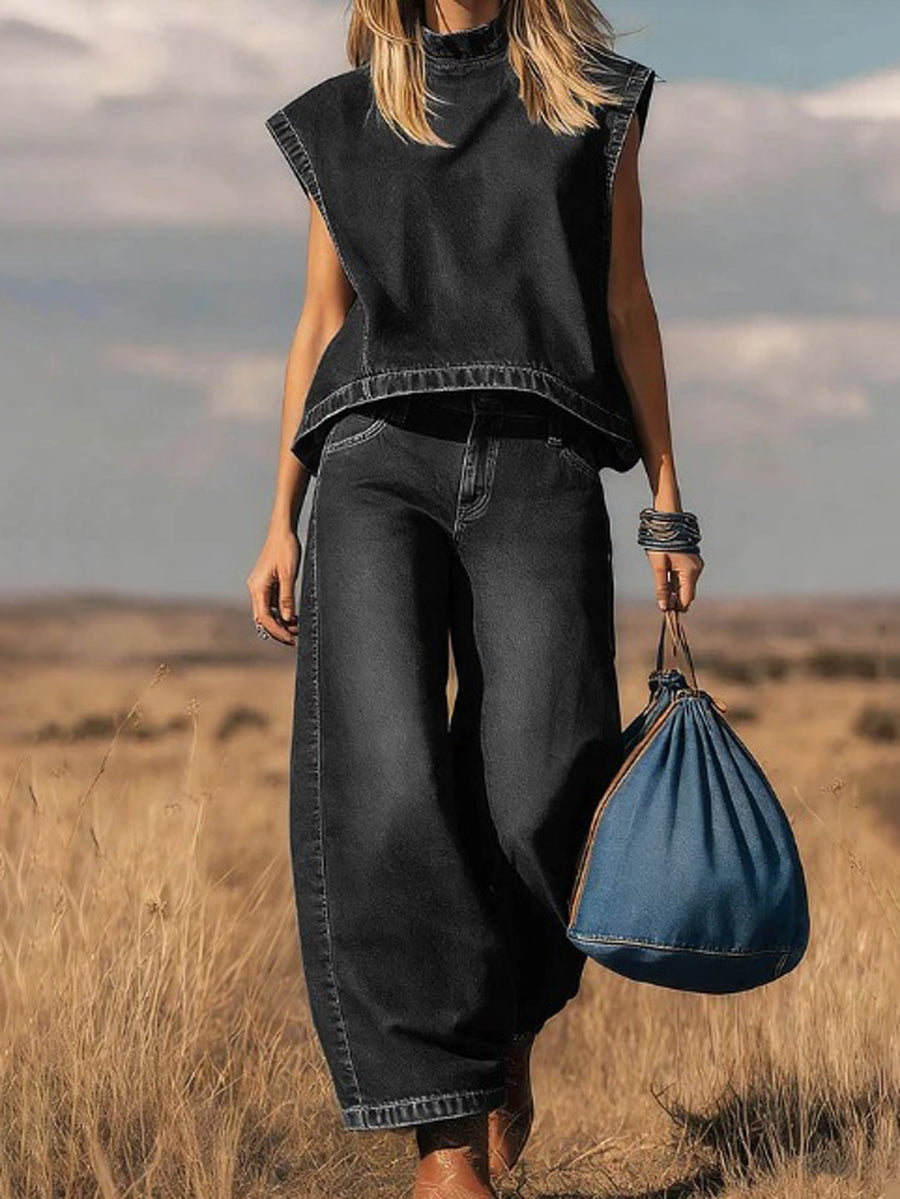 Ella | Ensemble Ample avec Pantalons Larges