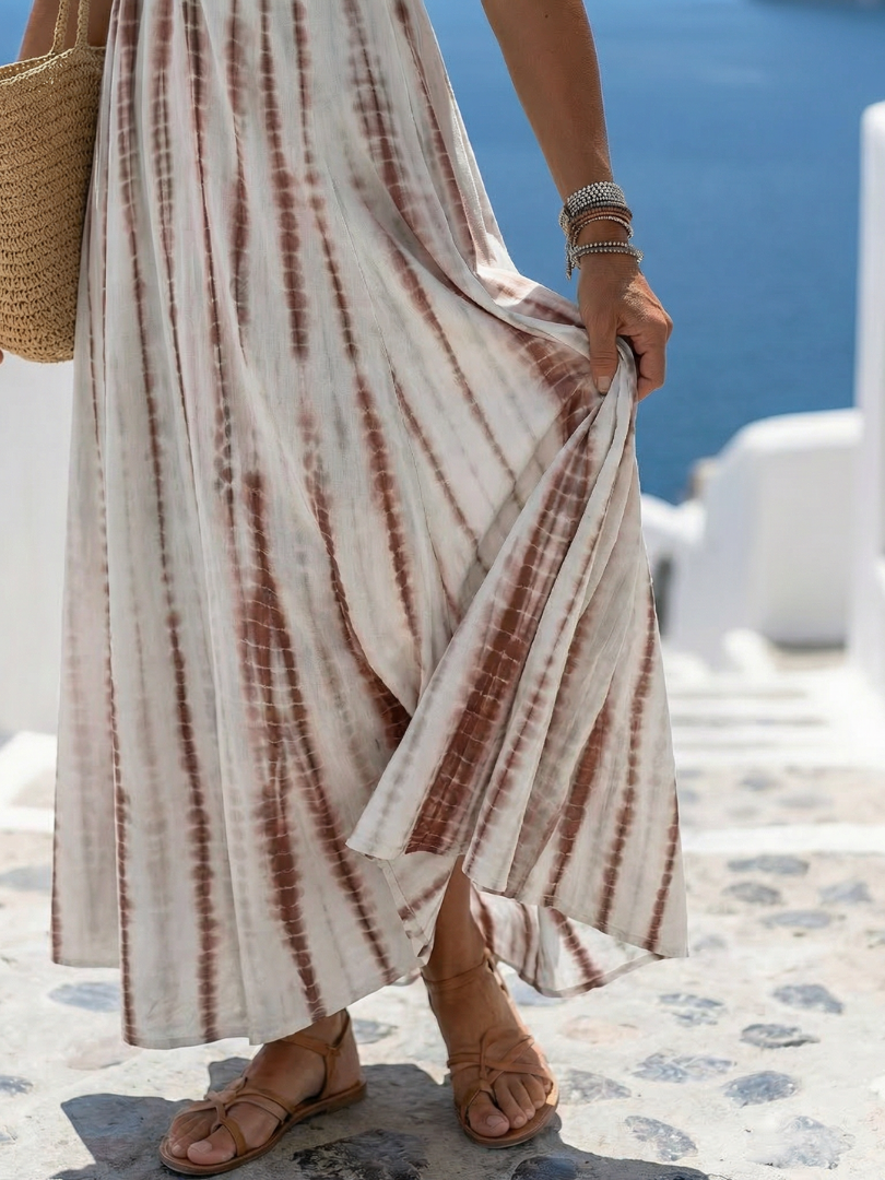Karys | Robe midi en teinture douce à coupe décontractée