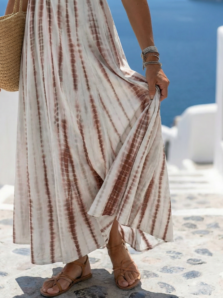 Karys | Robe midi en teinture douce à coupe décontractée