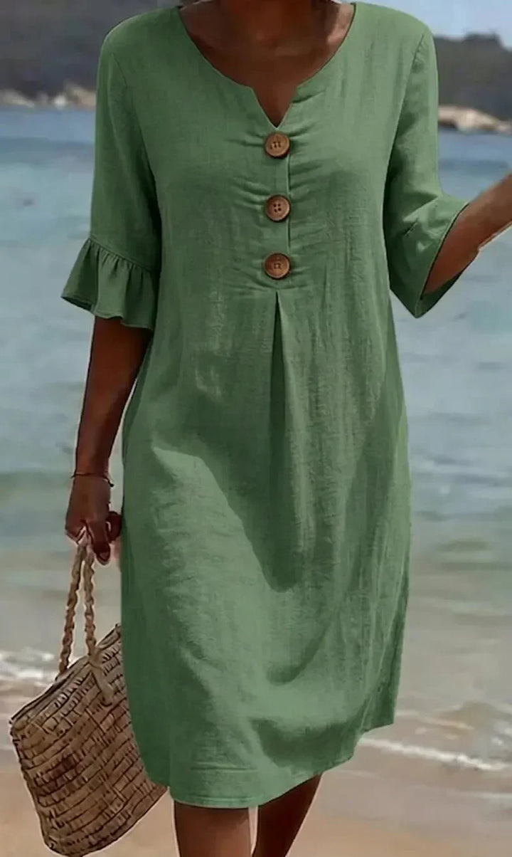 Radmila™ | Robe à Manches Longues Texturée