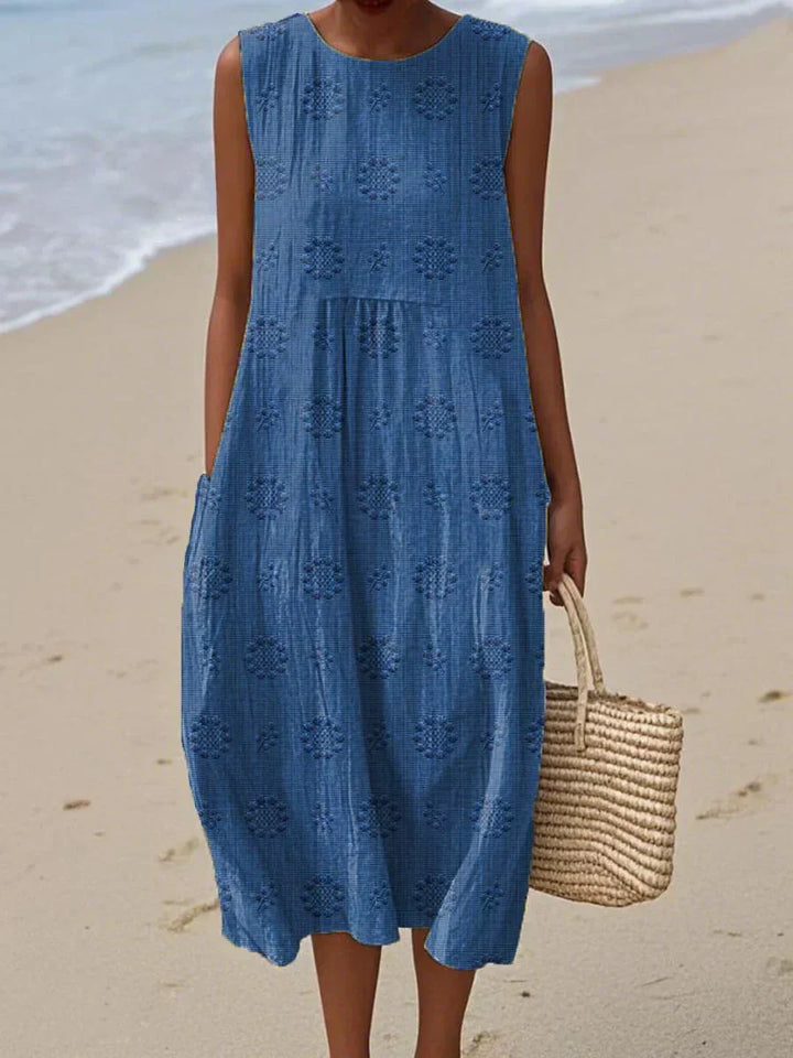 Robe imprimée brise d'été