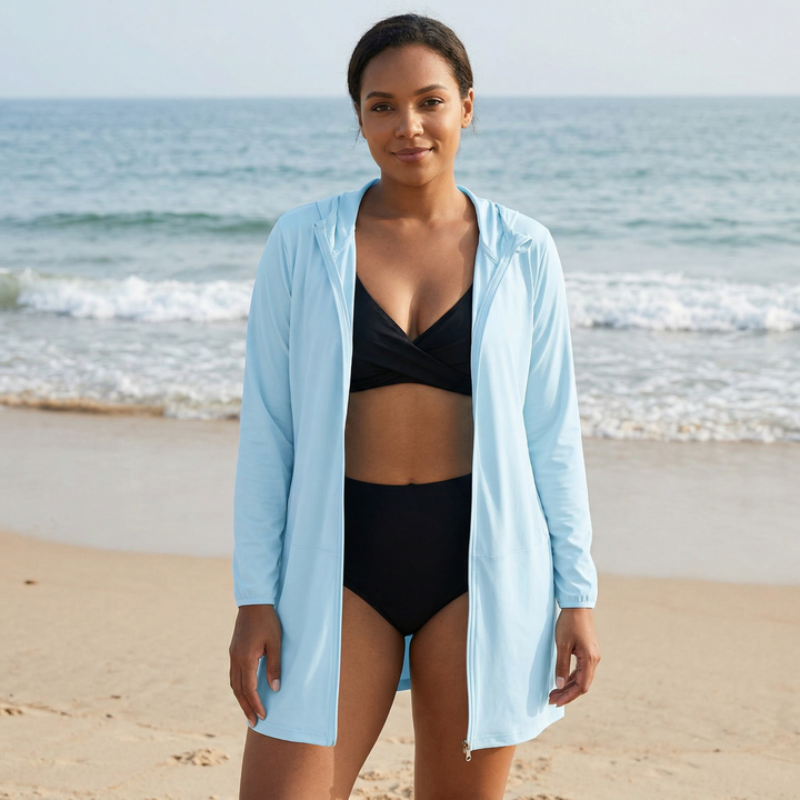 Protection UPF 50+ Veste de Plage Légère