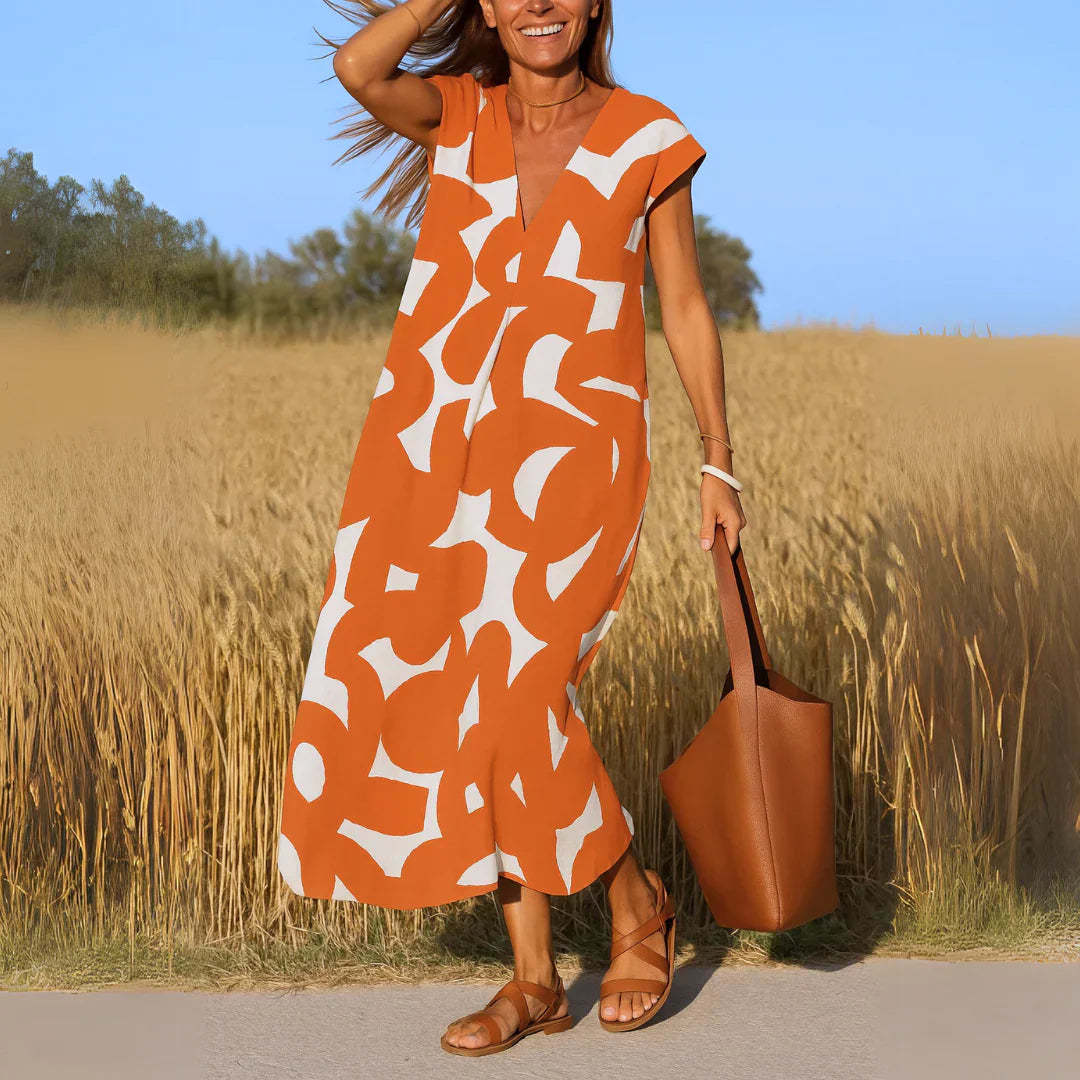Tatiana™ | Robe Maxi à Détails Ajourés
