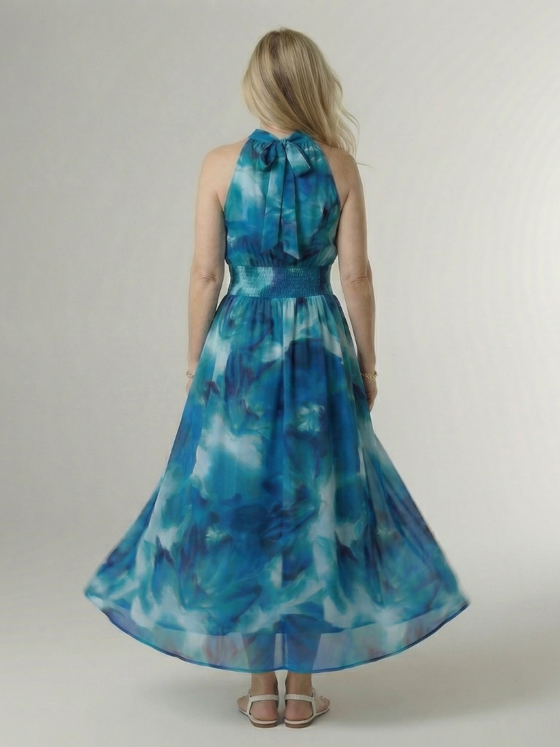 Martina | Robe midi halter