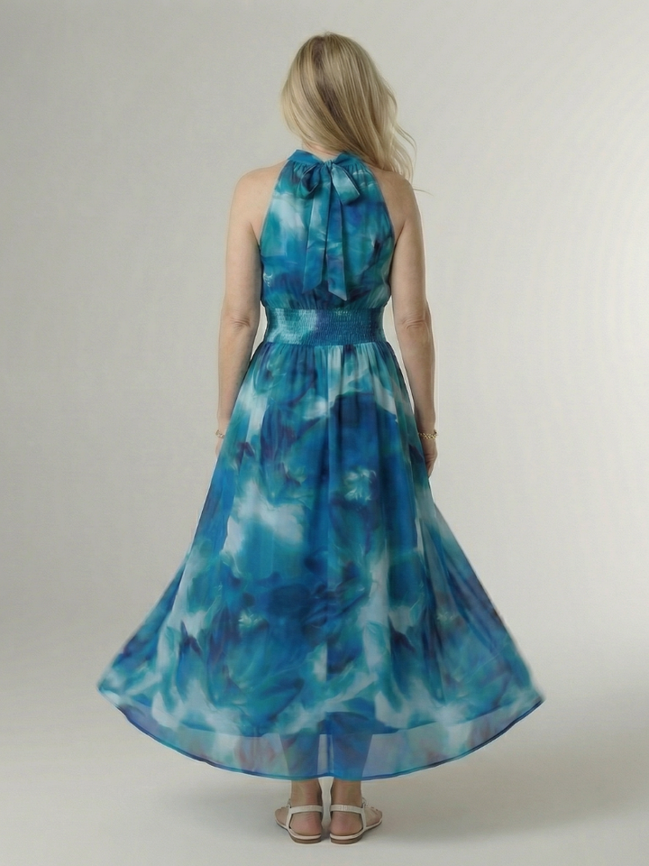 Martina | Robe midi halter