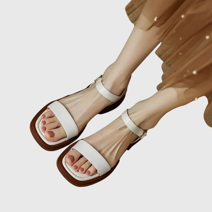 Celestia™ | Sandales en Cuir Orthopédiques