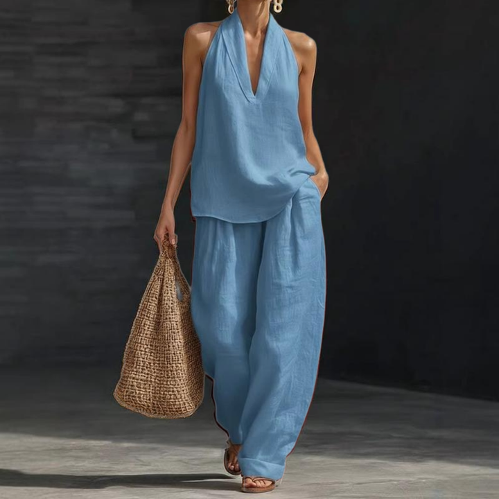 Ainhoa | Ensemble débardeur décontracté et pantalon large