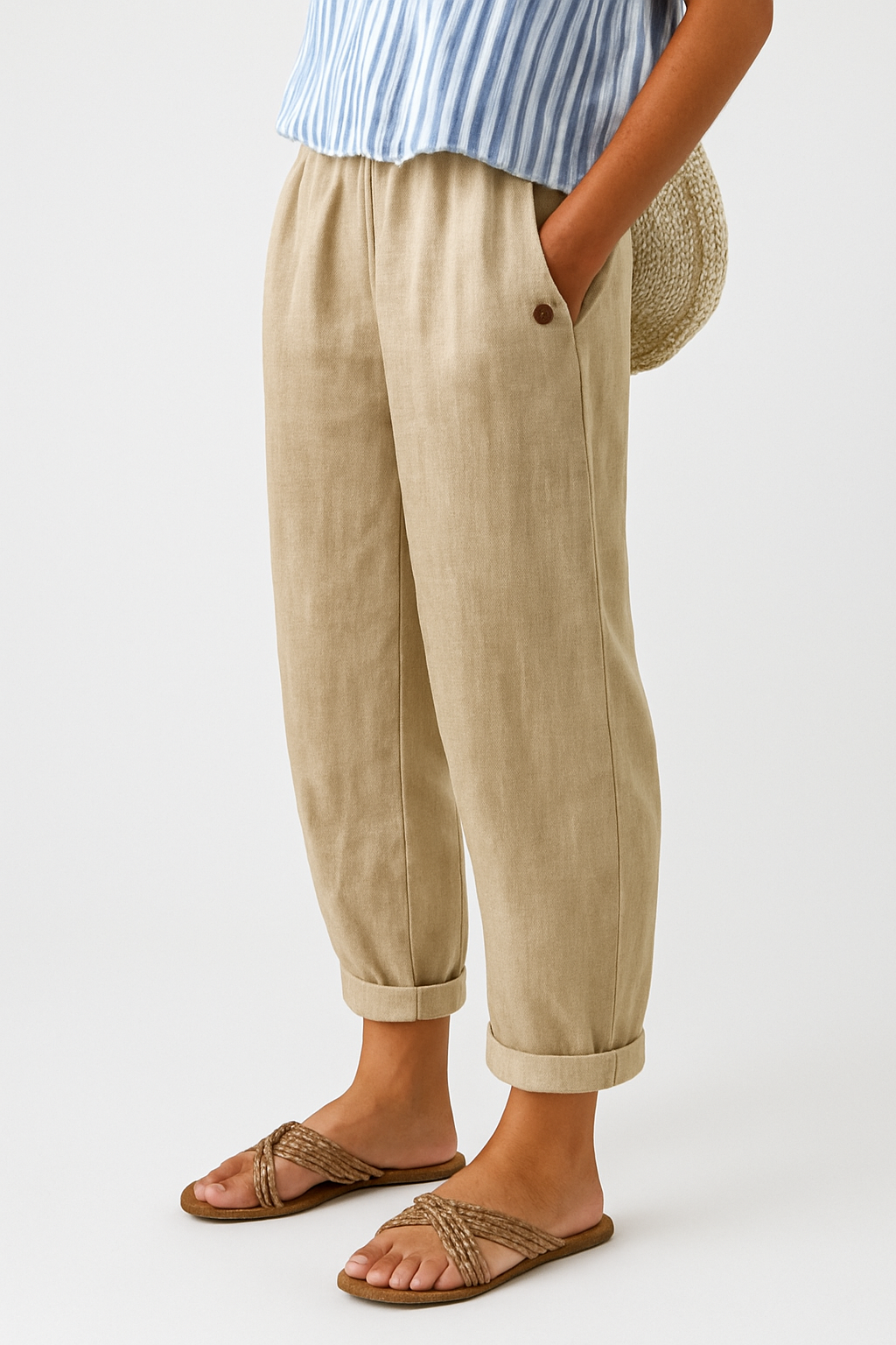 Noraya | Pantalons Élégants avec Poches Latérales