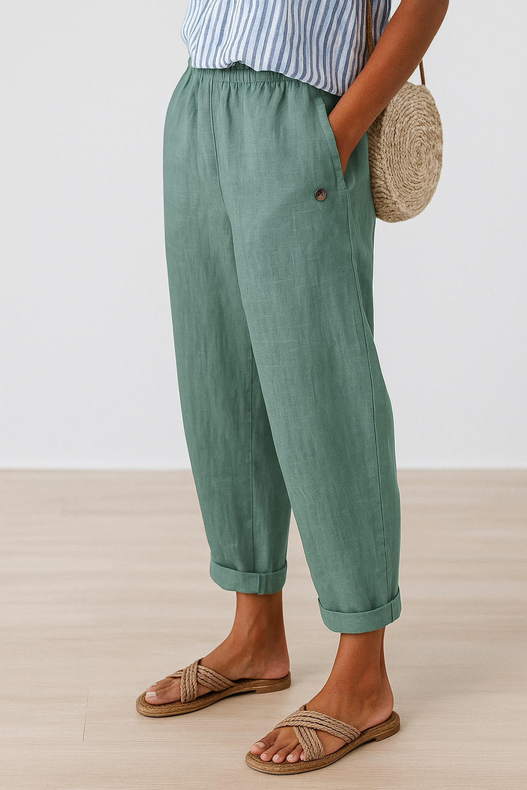 Noraya | Pantalons Élégants avec Poches Latérales
