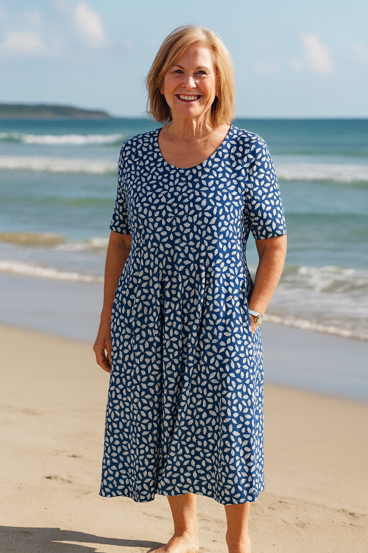 Ivryrose | Robe - Élégance Flottante – Design flatteur pour le ventre
