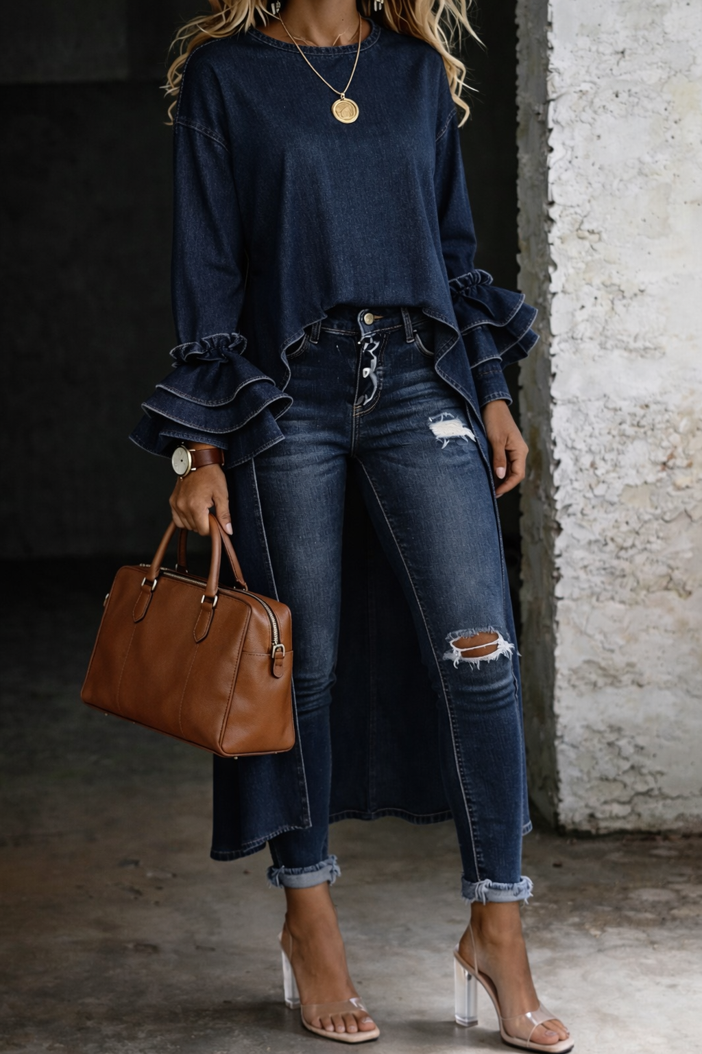 Ashley | Haut Chemise Casual