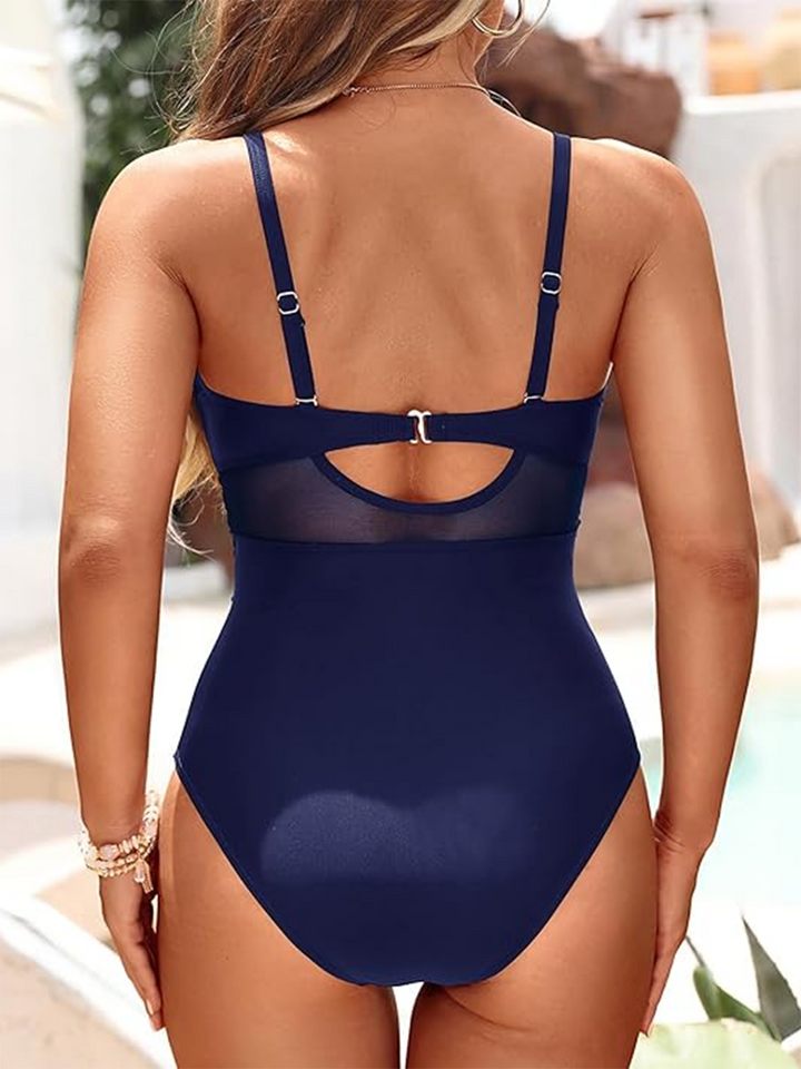 Maillot de Bain Femme avec Transparences Sculptantes