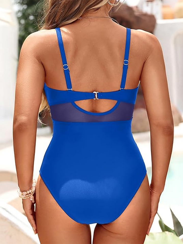 Maillot de Bain Femme avec Transparences Sculptantes
