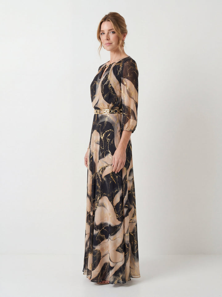 Robe en Gaze Imprimée