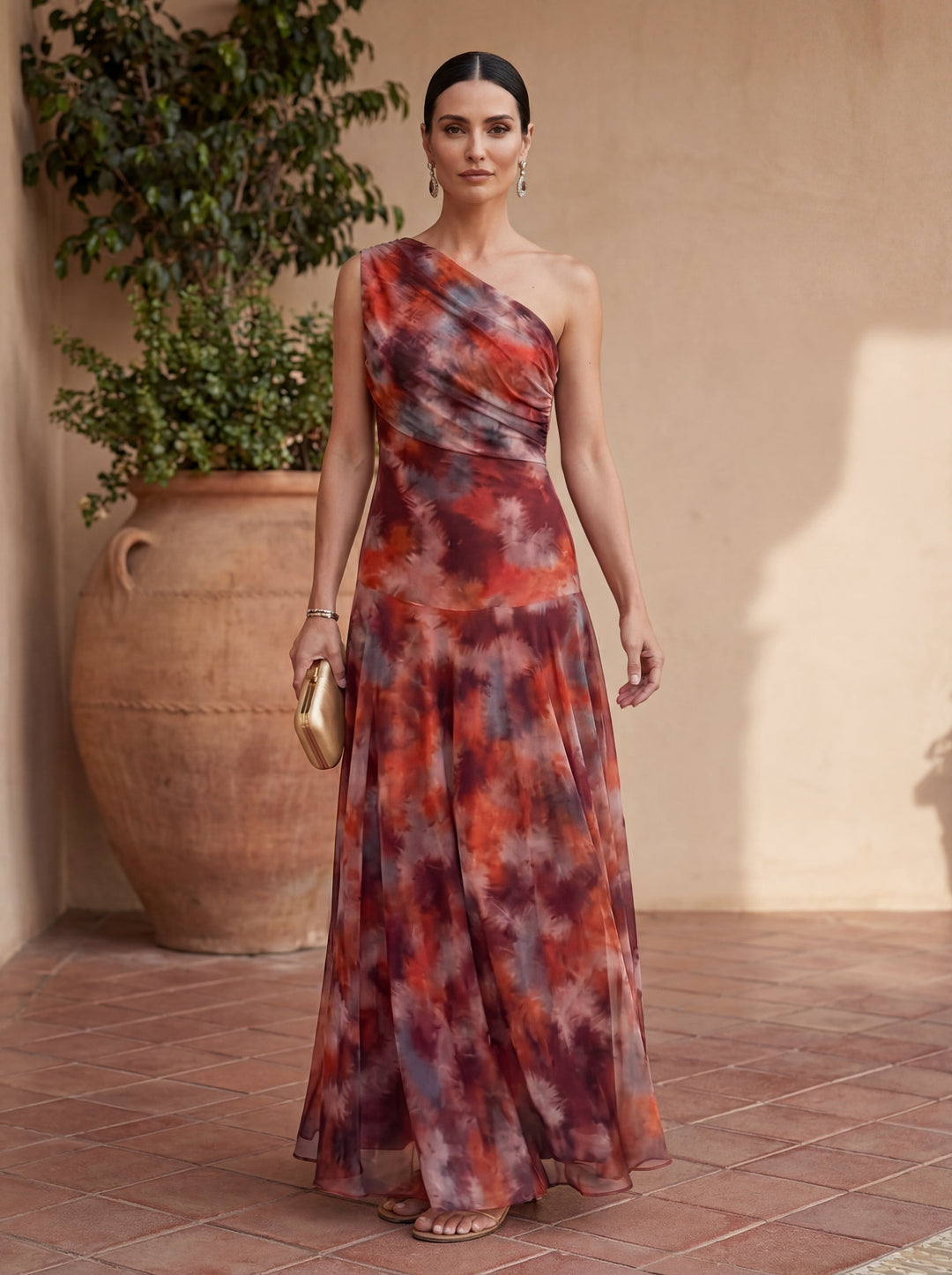 Uma - Robe fluide et ample au design élégant