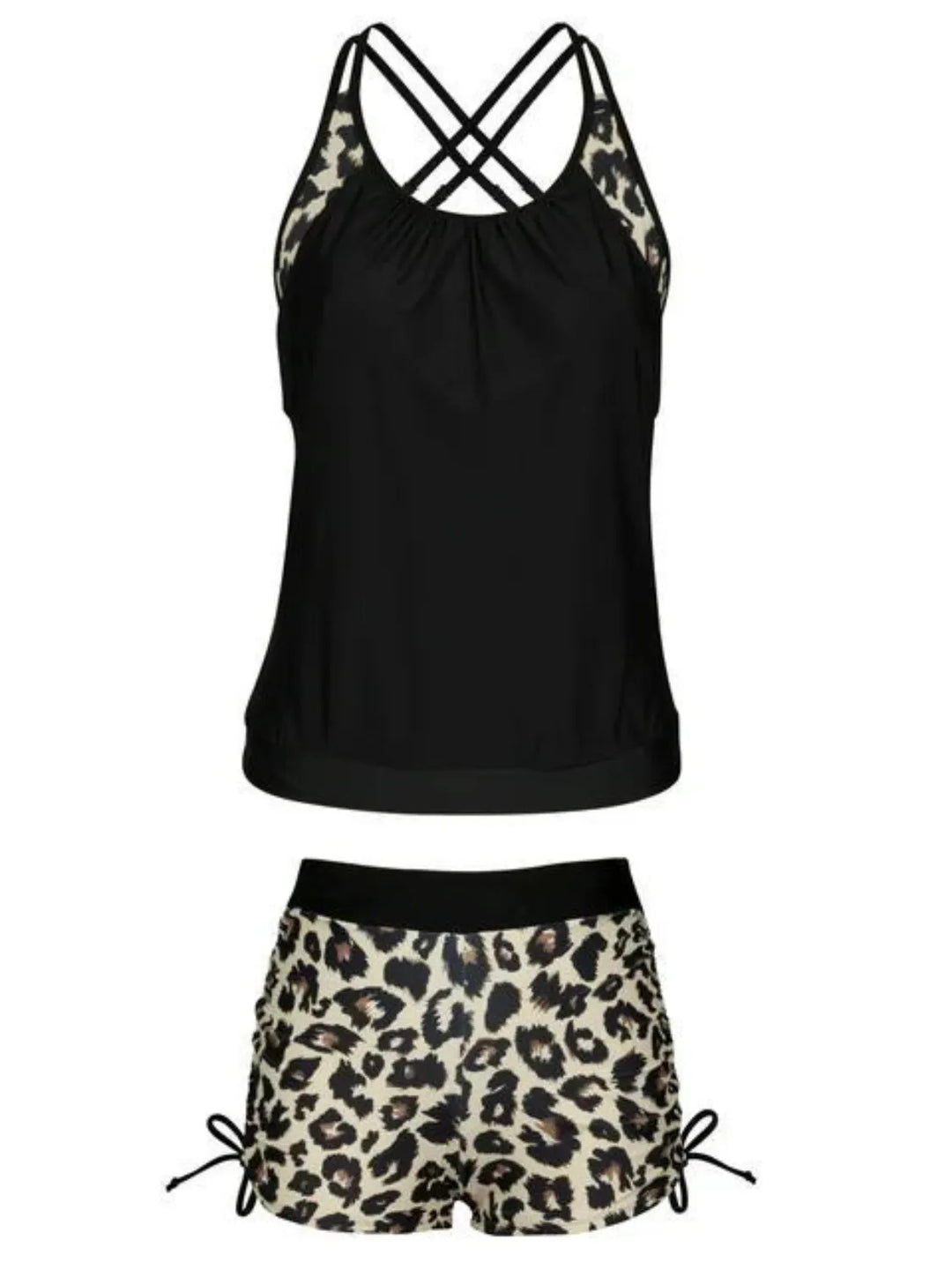 Ensemble Tankini Croisé Maintien Renforcé